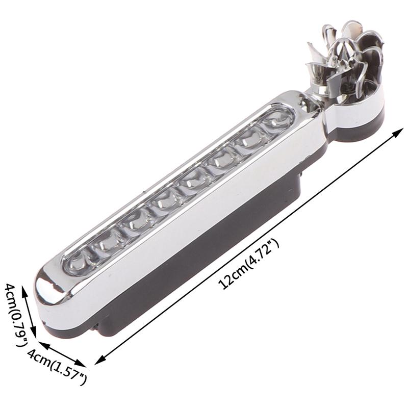 1 шт. 8 светодиодных автомобильных дневных ходовых огней Drl с питанием от ветра, противотуманные предупредительные автомобильные фары