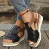 Fashion Comemore Women Wedges Sandals 2025 New Summer Lightweight Shoes for Women Platform Casual Sandals Women Beach Heeled Sandales