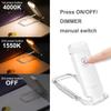 Мини Лампа для Чтения Клипса Светодиодная Маленький Ночник USB Зарядка Регулируемая Яркость Защита Глаз Портативная