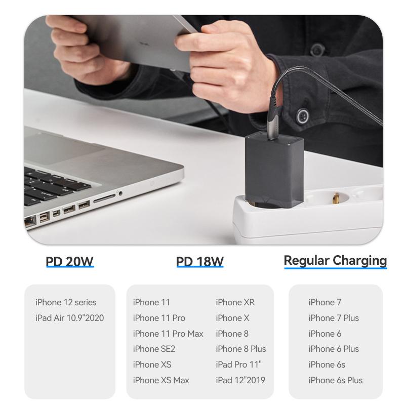Vention PD 20W USB Charger Quick Charge 4.0 3.0 USB Type C Fast Charger for iPhone 13 12 Xs Xiaomi Phone QC4.0 QC3.0 PD Charger