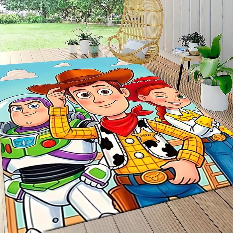 Toy Story Adventure Carpet Rug Soft Washable Antislip Home Living Room Sofa Mats Personalized Christmas Rug