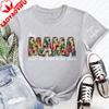 This Wears Heart on Her Sleeve Shirt Mama Personalized Printed Tshirt Tops Mothers Day Gift Custom Names Tee Gift for Unisex