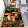 Коврик-дорожка 'Грибной Лес' Дизайн с божьей коровкой в стиле аниме Пол леса Природа Вдохновленная Домашний декор для детской комнаты Спальни Коврик для пола
