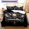 3pcs Warhammer 40k Bedding Set Duvet Cover Closure Includes 1 Duvet Cover & 2 Pillowcases, Soft and Comfortable for All Seasons.