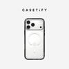 CASETiFY Прозрачный тонкий чехол с черной рамкой MagSafe Защита от падений для iPhone 17 Pro