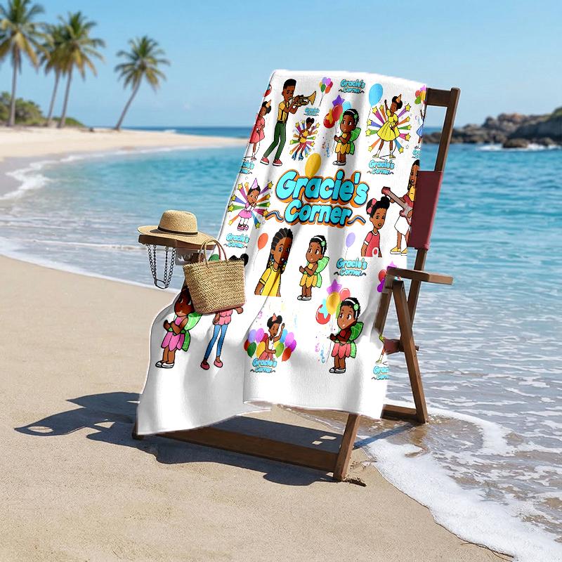 Song Fashion Beach Towel: Ideal for Summer Adventures Soft, absorbent and quick drying suitable for swimming and bathing