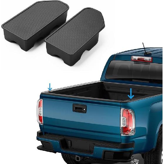 Shademax Stake Pocket Covers  Fit For -2024 2025 2026 GMC Sierra And Chevy Silverado Accessories Truck Bed Rail Hole Plugs Stake Pocket Caps Cover