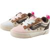 POP MART x Vans Knu Skool Space Molly low-top toddler walking shoes brown pink blue VN000EFBH121
