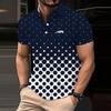 Men Slim Fit Summer Fashion Short Sleeve Sport Lapel Polo Shirt .