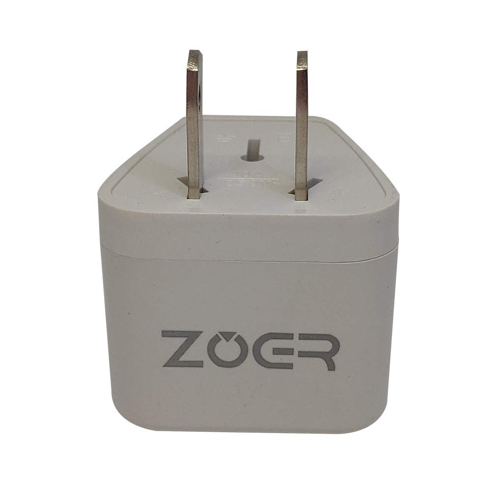 ZOER Worldwide вилка типа А для иностранных электроприборов в розетке, преобразование типа источника питания, использование бытовой техники со всего мира