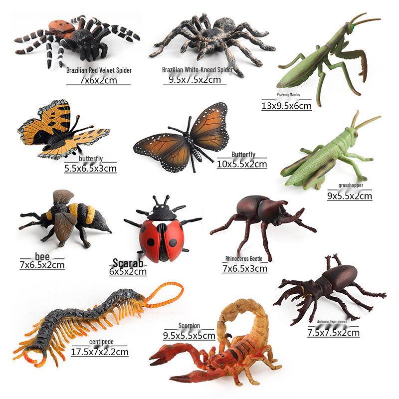 Набор детских познавательных моделей насекомых для трансграничной торговли