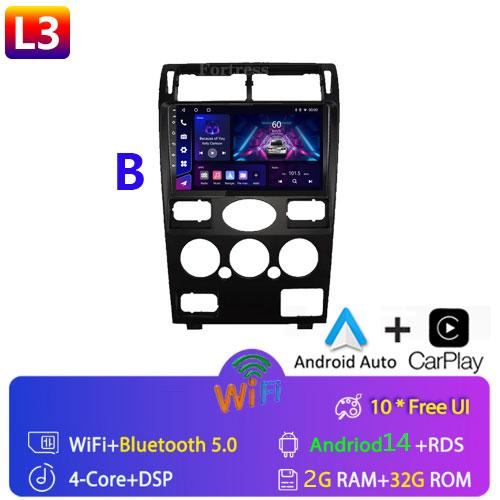 2din Android14 автомобильное радио мультимедиа Carplay авто GPS навигация для Ford Mondeo Mondeo 3 2000 2001 2002 2003 2004 2005 2006-2007