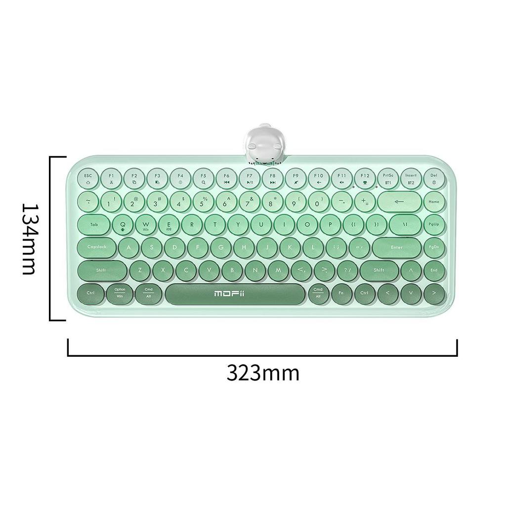 Беспроводная Bluetooth-клавиатура Mofi Dual-Mode: USB - с механическим - тактильным ощущением, для мобильных телефонов Anni