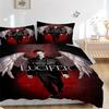 3Pcs Lucifer Angelic Journey Bedding Sets For All Sizes New 3D Printed Bed Cover Comforter Duvet Cover Pillowcase Bedroom Decoration
