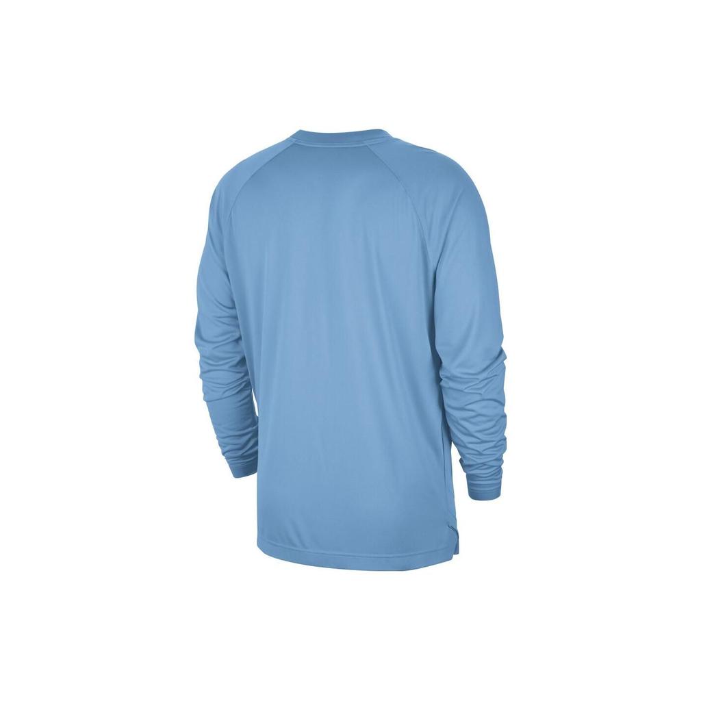 Nike 75th Anniversary Pre-Game Shooting Performance Long Sleeve T-Shirt Men Tops Light-Blue DB0707-422