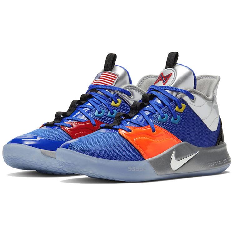 Nike PG 3 EP 'Clipper Blue' (Unisex) Racer Blue / Metallic Silver Basketball Shoes CI2667 400
