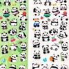 3D Bubble Panda ПВХ наклейка нарядный материал декоративные мультяшные пенопластовые наклейки милые кавайные пузырчатые наклейки Panda образовательные
