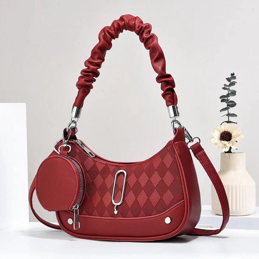 Stylish Black Grey Khaki Green Brown Womens Bag Trendy Minimalist Crossbody Purse For Everyday Use