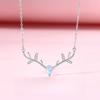 Олень держит ваше ожерелье для девочек, высококачественный кулон в виде лося, модная универсальная цепочка на шею