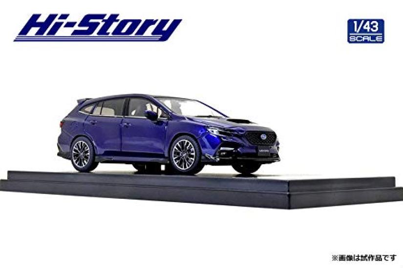 Hi Story Subaru LEVORG Dynamic Style Аксессуар Lapis Blue Pearl Готовый продукт HS332BL 1/43 (2020)