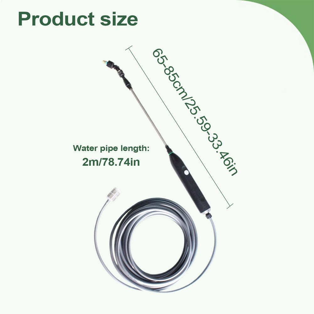 Portable Electric Sprayer Wand Irrigation Tool 3 Mist Nozzles Plant High-Pressure Sprinkler Watering Garden Irrigation
