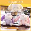 Adorable Cute Bunny Plush Keychain Soft Toy Charming Rabbit Bag Accessory