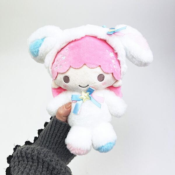 Sanrio Плюшевая игрушка Little Twin Stars Кики и Лала Белый Кролик S