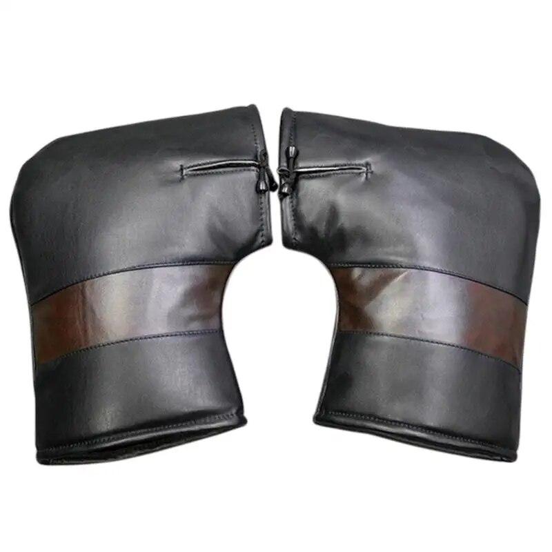 Мотоциклетные муфты на руль, водостойкие мотоциклетные скутеры, толстые теплые муфты с ручкой, непромокаемые зимние теплые велосипедные перчатки