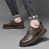 Кроссовки на шнуровке, удобная мужская повседневная обувь для отдыха на открытом воздухе, мужская официальная обувь из натуральной кожи, универсальная мужская обувь, роскошные оксфорды