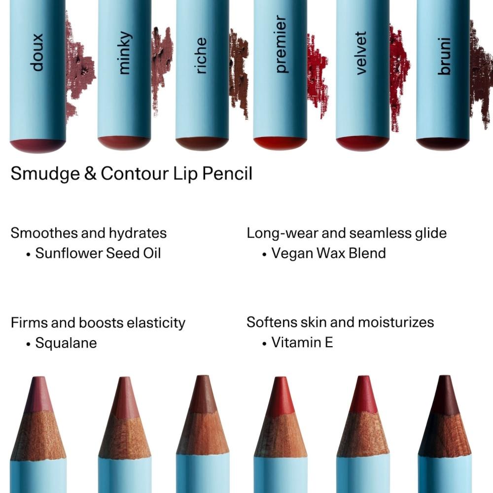 Fara Homidi SmudGe Contour Lip Pencil .03 Oz 1.1 G Faun Very Soft beiGe With Cool Undertones