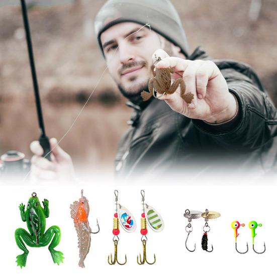 2025 Fishing Lure Advent Calendar 24-Day Countdown Box with Surprise Baits Holiday Countdown Decor Christmas Gift for Men Boys Anglers