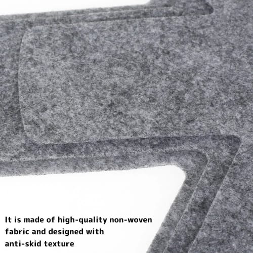 Audiophile Frying Pan Protectors for Stacking Pans, Scratch Protection, 15-inch, 14-inch, and 10-inch, 3 Sizes, Set of 2