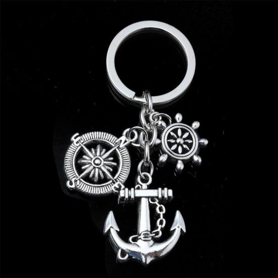 Компас, якорь, руль, подвеска, брелок для ключей, брелок, подарок другу семьи