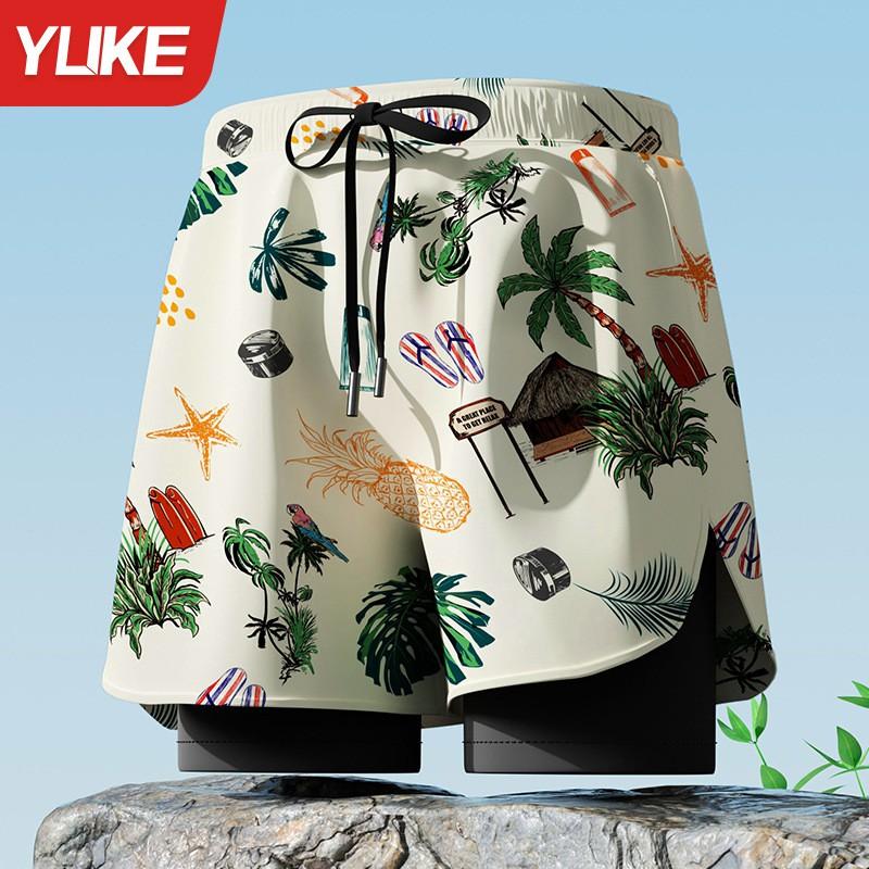 Mens Board Shorts Swim Trunks Swimming Beach Water Sports Quick Dry Anti-Chafe Comfort Fit