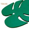 4Pcs 3D Printed Coaster Set Monstera Leaf Design Magnetic Base Plant Home Decor Green Leaf Drink Coasters for Table Protection