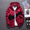 Весенняя мужская модная повседневная спортивная куртка с цветочным камуфляжем
