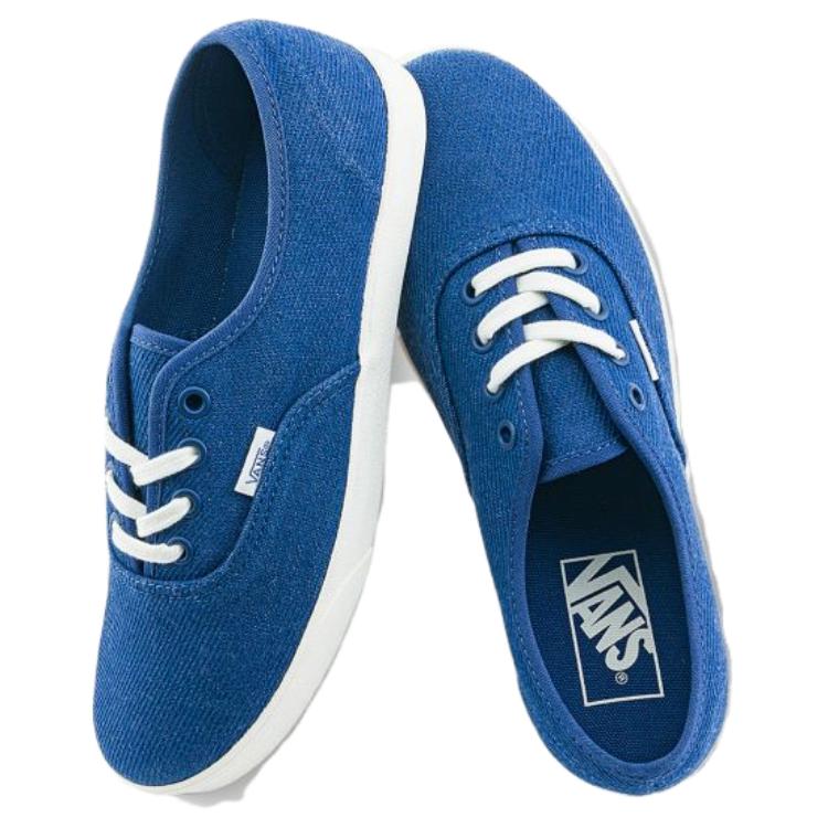 Vans Удобные Простые Низкие Кеды для Скейтборда Унисекс Кроссовки Синие VN000D04NVY