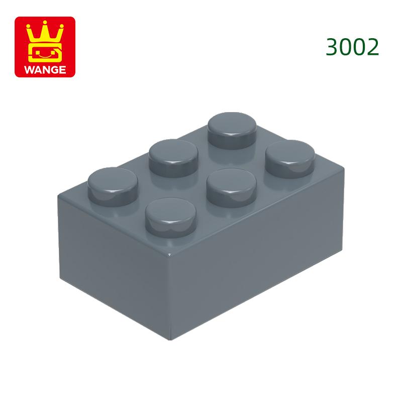 Нетоксичный 55 шт./лот 3002 2x3 Толстые Строительные Блоки Moc Аксессуары Совместимые С Кирпичами Детские Игрушки Подарочная Коробка