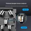 Compact National Standard 2-Pin & 3-Pin 5-Hole Desktop Power Socket Module