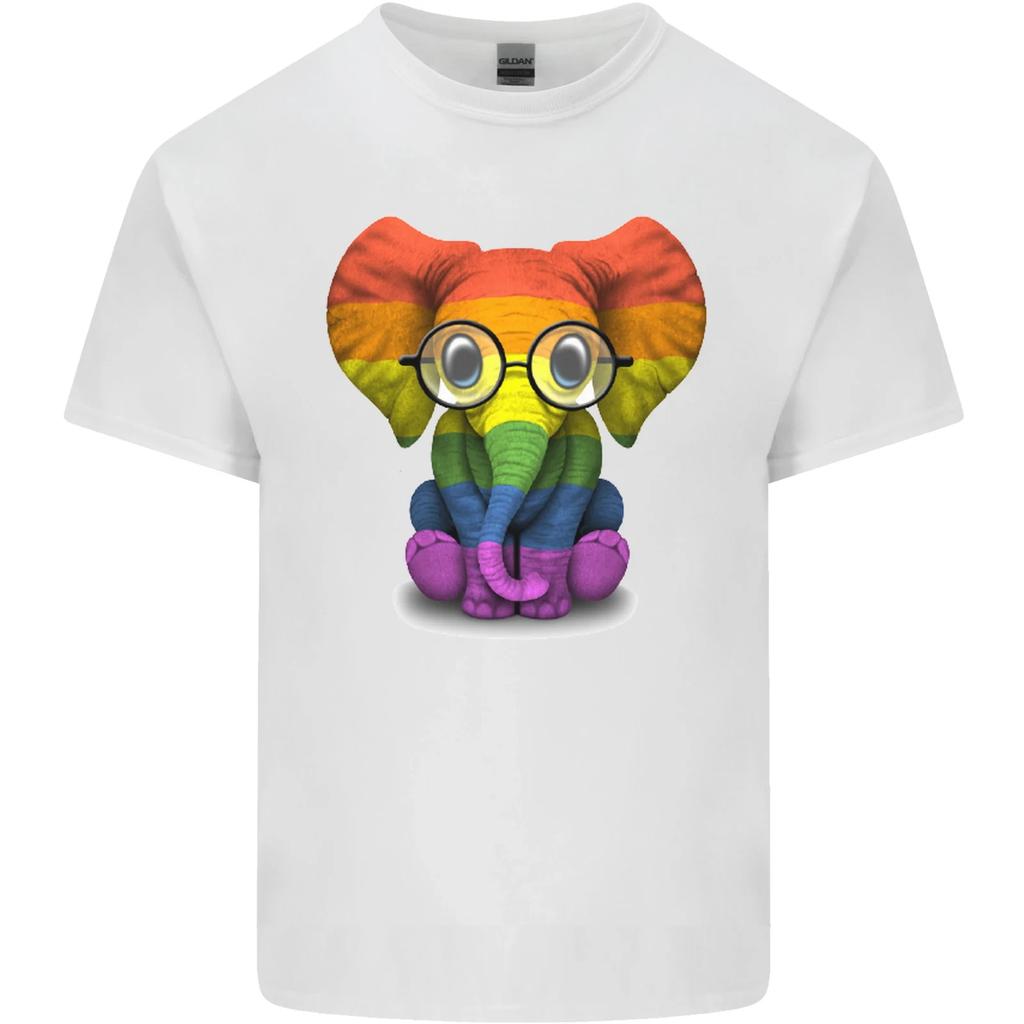 LGBT Elephant Gay Pride Day Awareness Kids T-Shirt Childrens