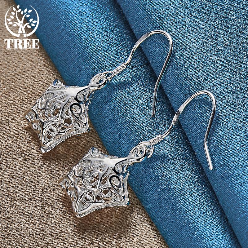 Ювелирные изделия из стерлингового серебра 925 пробы с полыми звездами