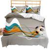 Three-Piece Set Sports Football Decorative Quilt Cover Bedding Kit Digital Printing
