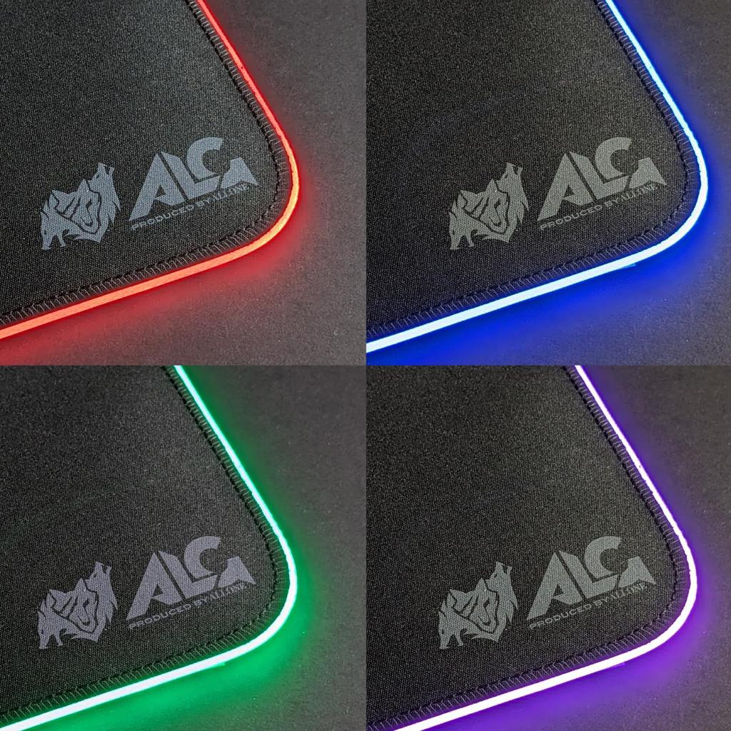 Коврик для стола Allone LED 80 x x 30см Светящийся Градиент Микрофибра Игровая Комната 0.4 киберспорт ALGA-LEDDM80