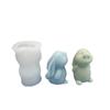 Rabbit Shape Candle Molds Animal Resin Molds for Making Candle Soap Chocolate Cake Fondant Decorations Baking DIY Craft
