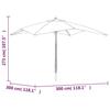 VidaXL Garden Parasol with Green Wooden Pole 300x300x273 Cm 363192