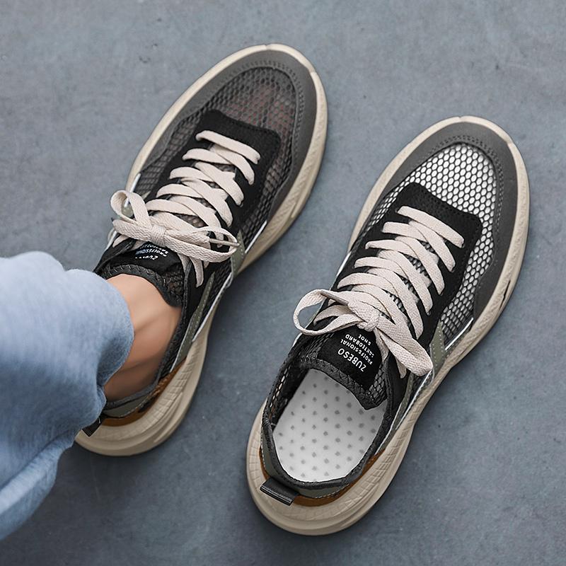 Повседневная обувь Мужская кроссовка для бега Daddy Shoes Мужская дышащая новая летняя бежевая дышащая обувь для мужчин Кроссовки для бега