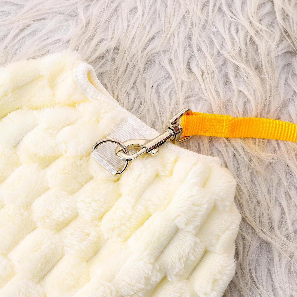 Autumn/Winter Solid Color Turtleneck Two-Legged Pet Fleece for Bichon and Teddy Puppies