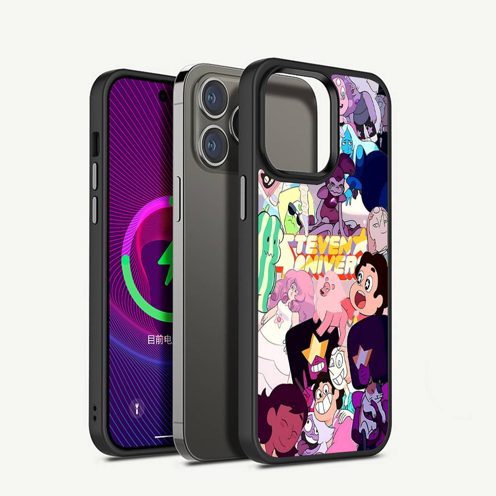 S-Steven U-Universe Cartoon Anime Phone Cover For IPhone 17 16 15 14 13 12 11 Pro Max Mini For Magsafe Magnetic Wireless Charge