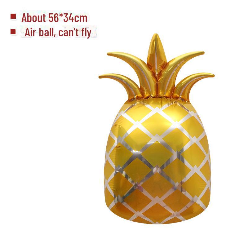 Мультяшные фольгированные шары в форме фруктов: Украшения для вечеринки с яблоками, ананасами, арбузами и виноградом