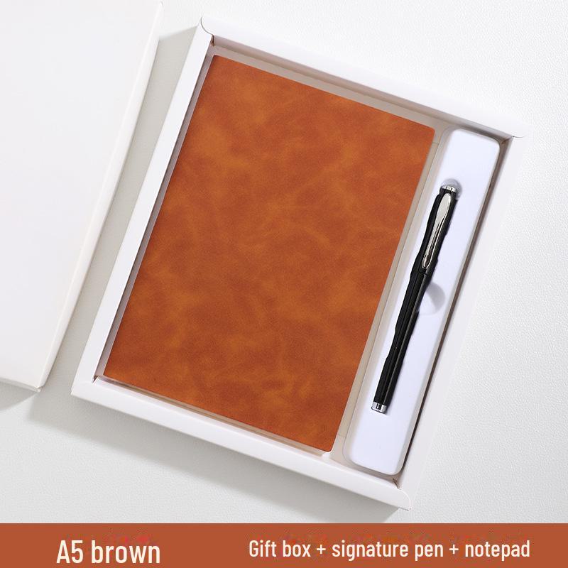 Индивидуальный набор блокнотов B5 Luxury из овчины с магнитной застежкой — идеально подходит для деловых встреч и использования в офисе